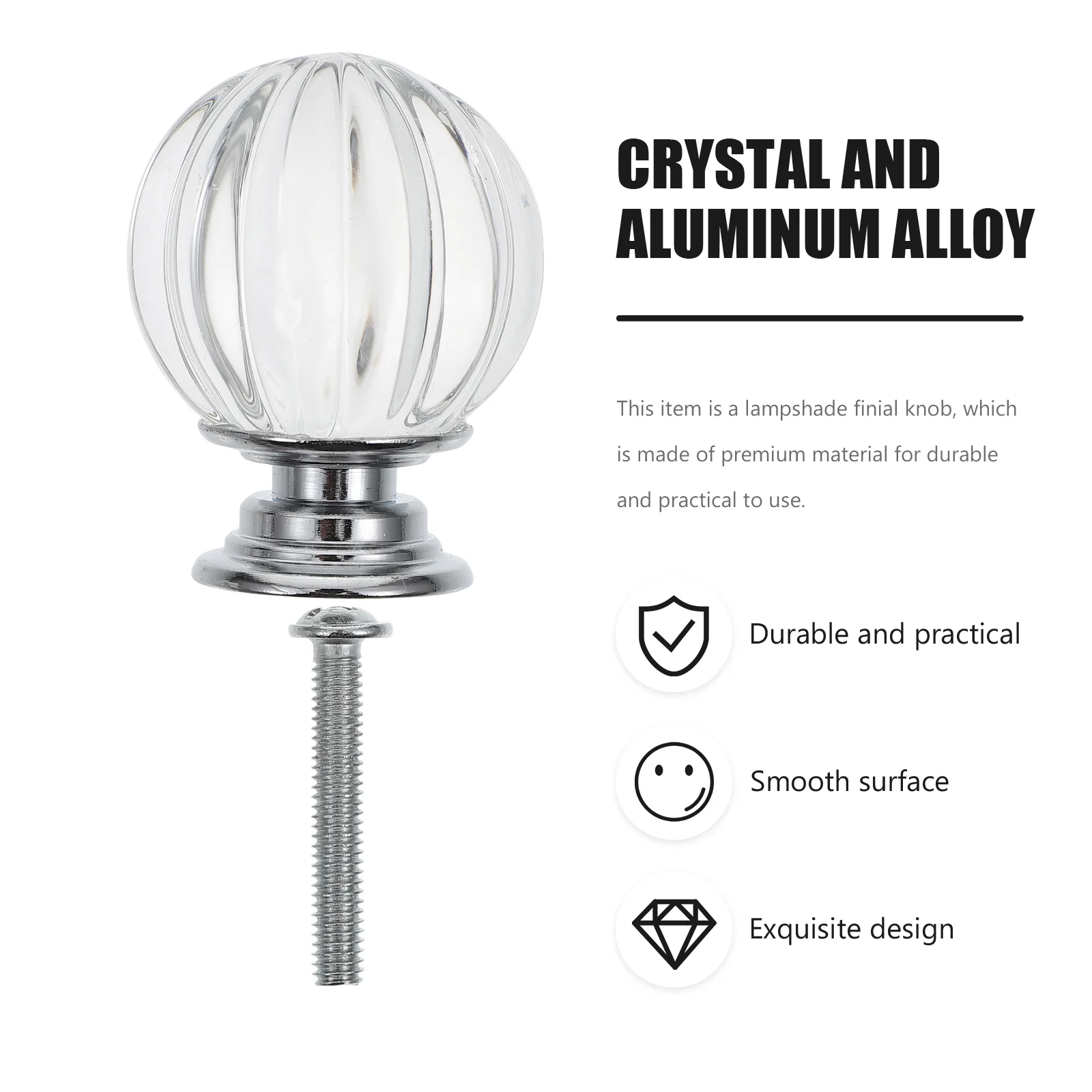 Lampshade Hair Ornament Light Finial DIY Knob Small Exquisite Decoration Aluminum Alloy Caps