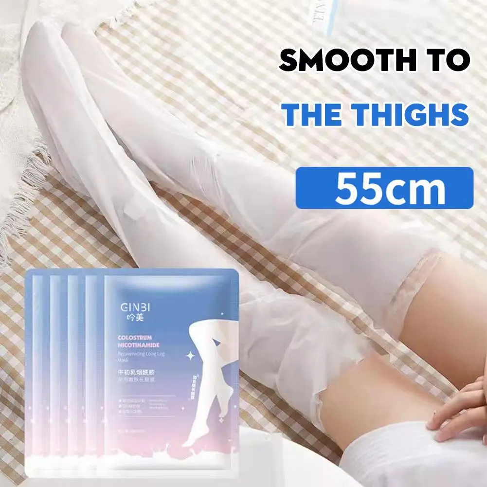 1pair Long Feet Leg Spa Hydrating Gloves Exfoliating Skin Crack Tende Care Arm Leg Dead Whitening Patches Remove Skin W7l3