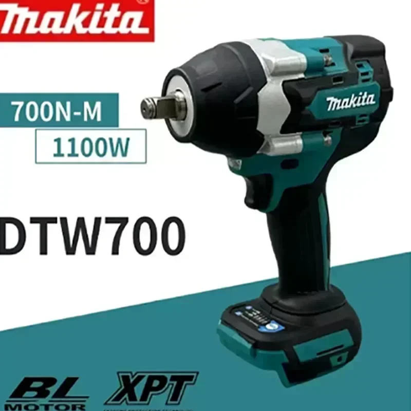 

Makita DTW700 1800 N.M Torque Brushless Electric cordless Impact Wrench 1/2 In Lithium-Ion Battery For Makita 18V