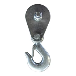 High Strength Steel Wheel Lifting Rope Pulley Block with Hook Electric Winch Hook 1000KG 800KG Load Bearing DropShipping