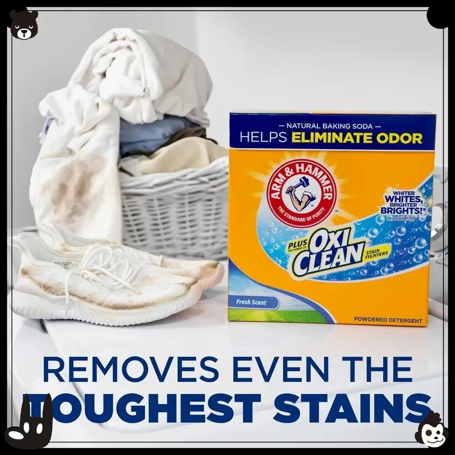 منظف الغسيل، رائحة طازجة، 45 حمولة، 3.48 رطلاً (عبوة واحدة) - يزيل أقوى البقع، مناسب لغسالات القياسية وHE