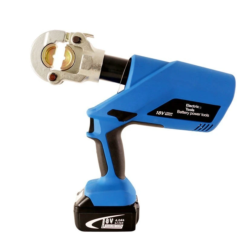 EZ-300 Digital Display Cordless Hydraulic Crimping Tool Rechargeable Electric Pliers for Electrical Cable Wire Terminal Crimping