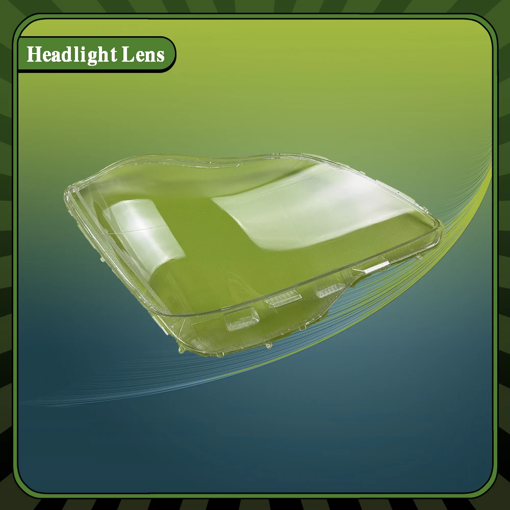Car Front Headlight Lens Cover Clear Car Light Glass Shell Plexiglass Replace Original Auto Gadgets For Toyota Crown 2005-2009