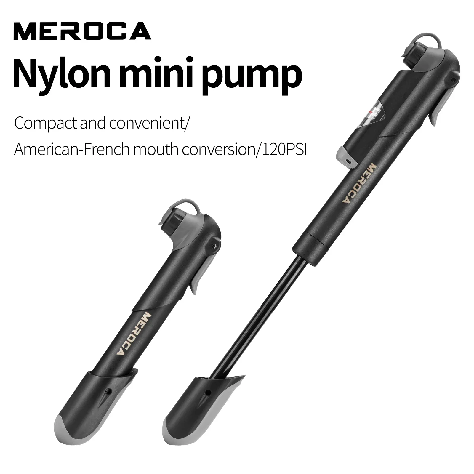 

Мини-портативный универсальный воздушный насос высокого давления с монтажным кронштейном для мячей (футбола, баскетбола) и MTB/дорожных велосипедов