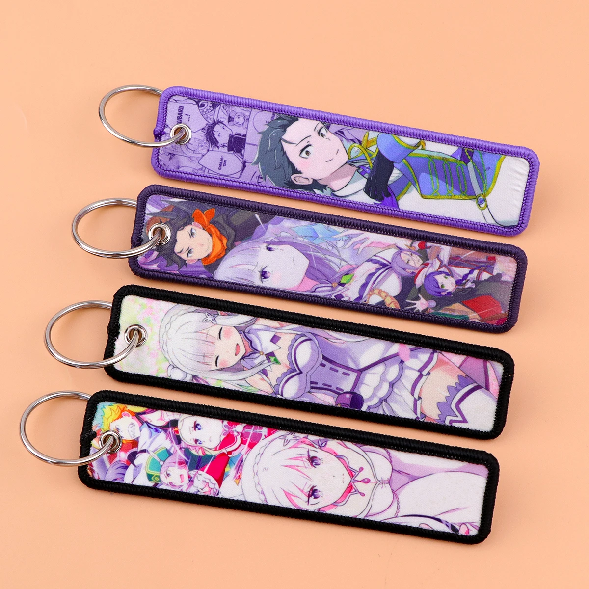 1 Stück Japanischer Anime Schl – Embroidery Keychain Bewertung und Preis
