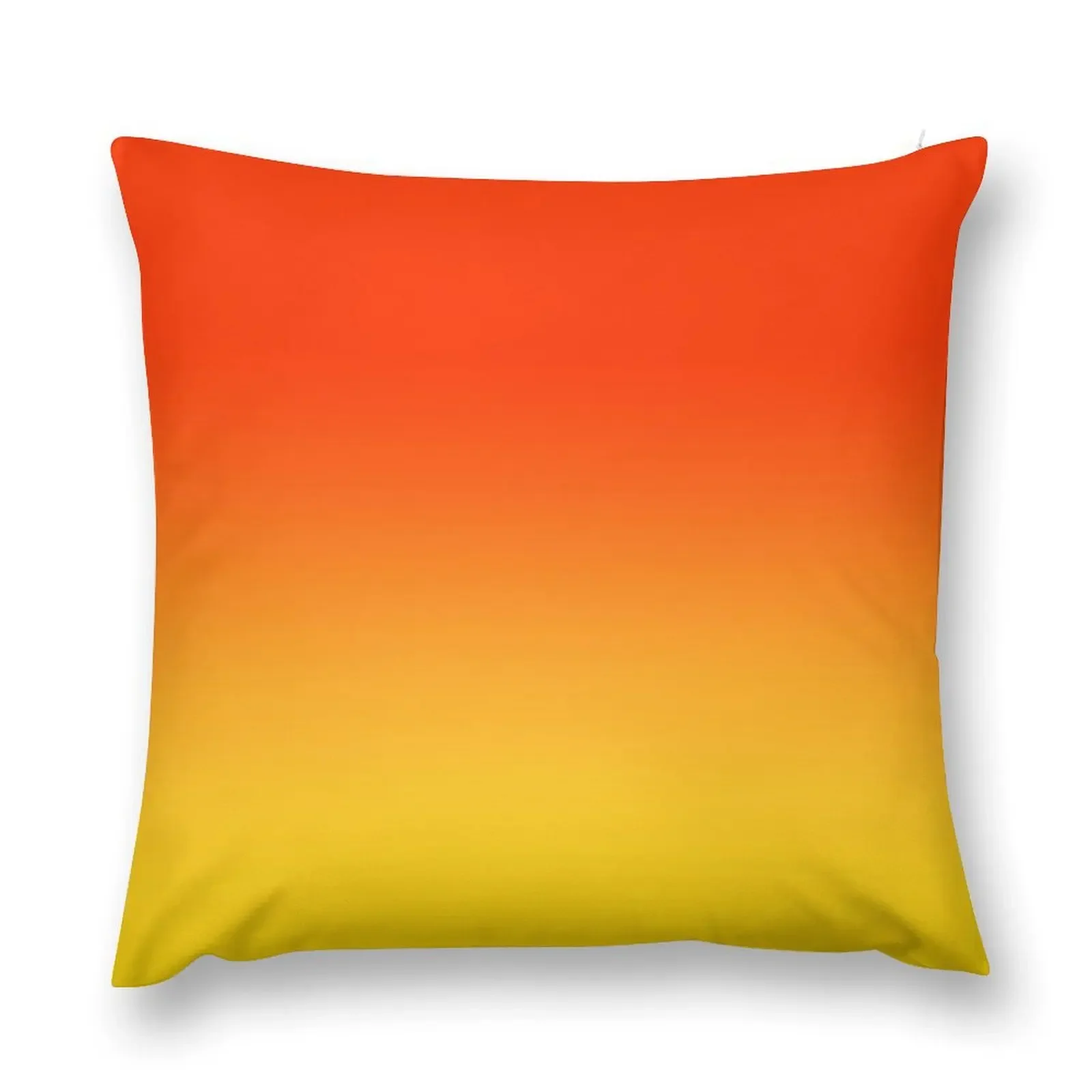 OMBRE GRADIENT ORANGE RED AND YELLOW ONE OF 100 CHIC OMBRE 2 TONE DESIGNS ON OZCUSHIONS Throw Pillow Sofa Covers pillow