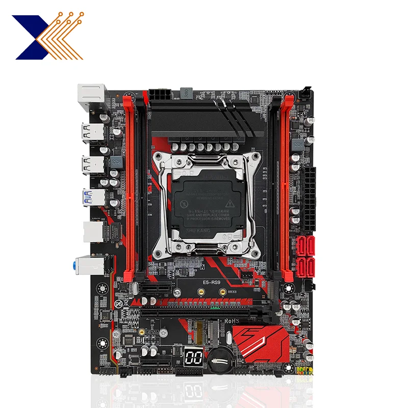 X99 RS9  Motherboard Support Xeon E5 V3 V4 LGA 2011-3 CPU Processor DDR4 RAM Four Channel and SATA PCI-E M.2 Slot