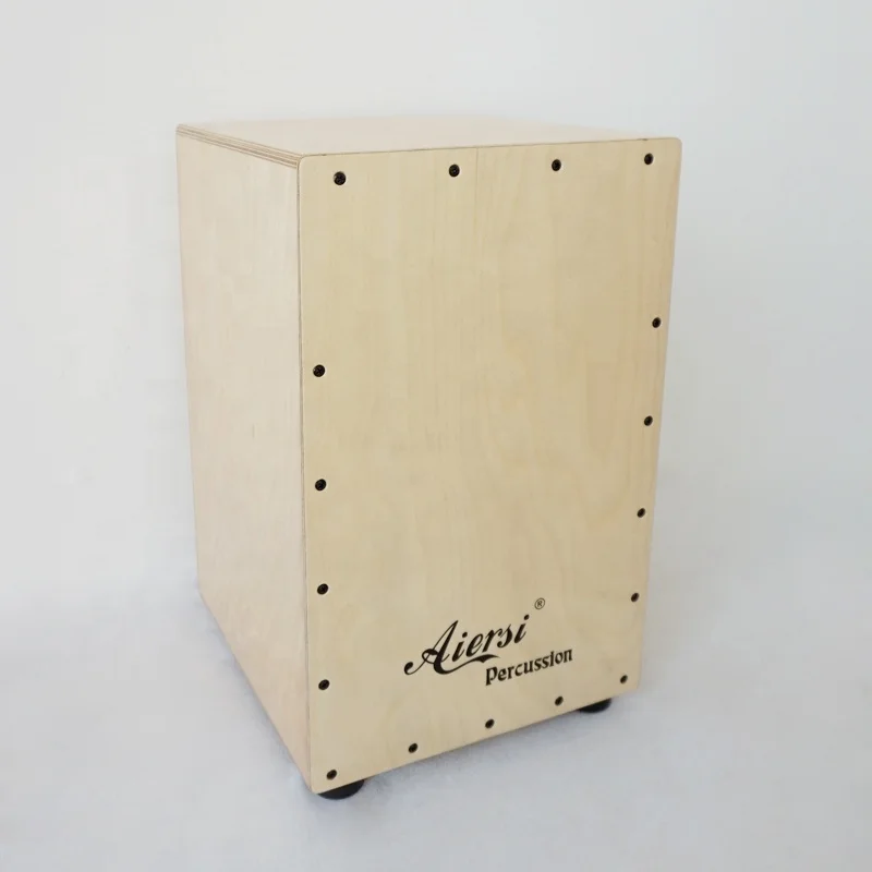 ราคาขายส่งมืออาชีพ Aiersi Percussion Cajon กลองไม้