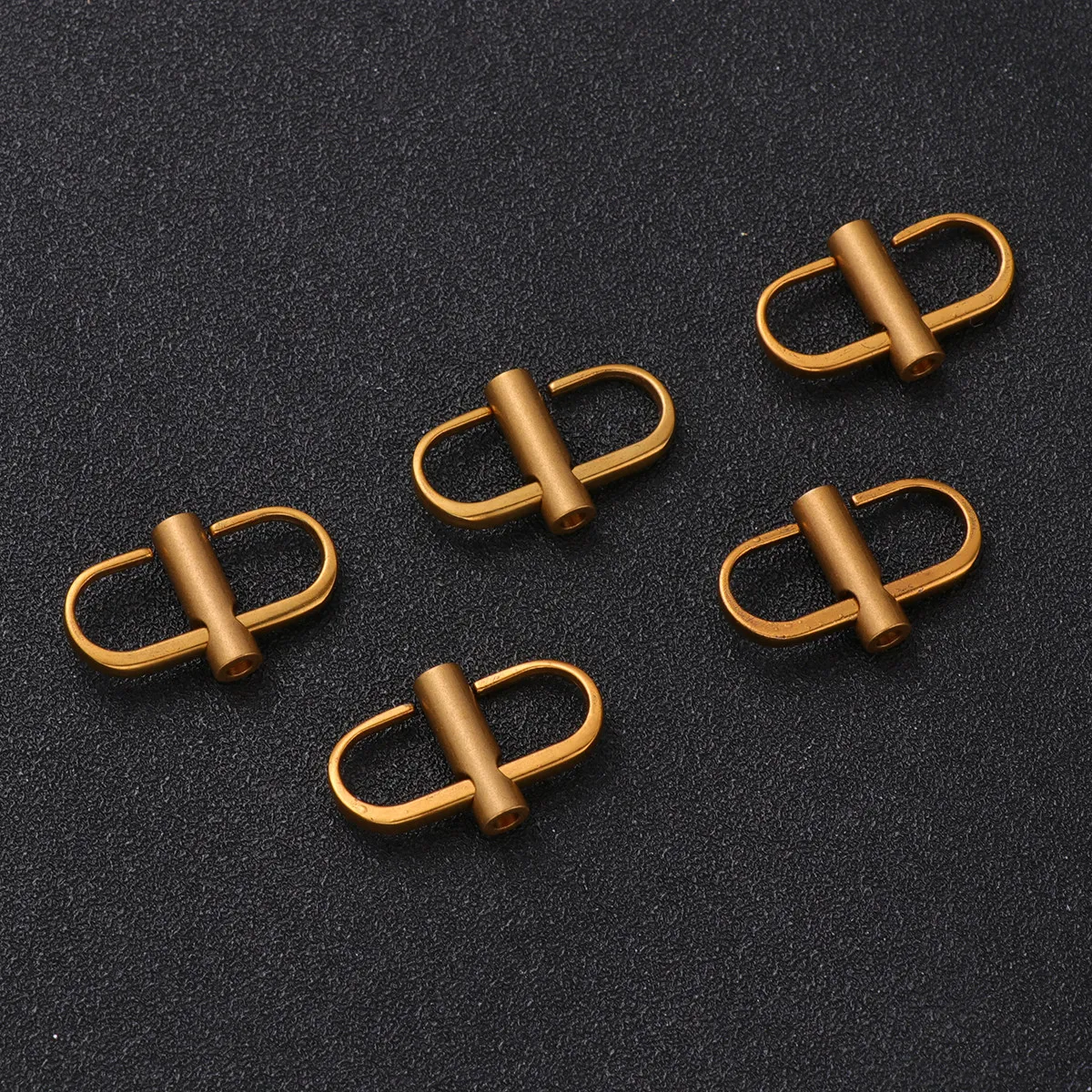 5Pcs Sturdy Metal Strap Buckles Chain Adjustment Slides Screw Mounting Design for Luggage Tote Bag Harness Collar DIY Craft