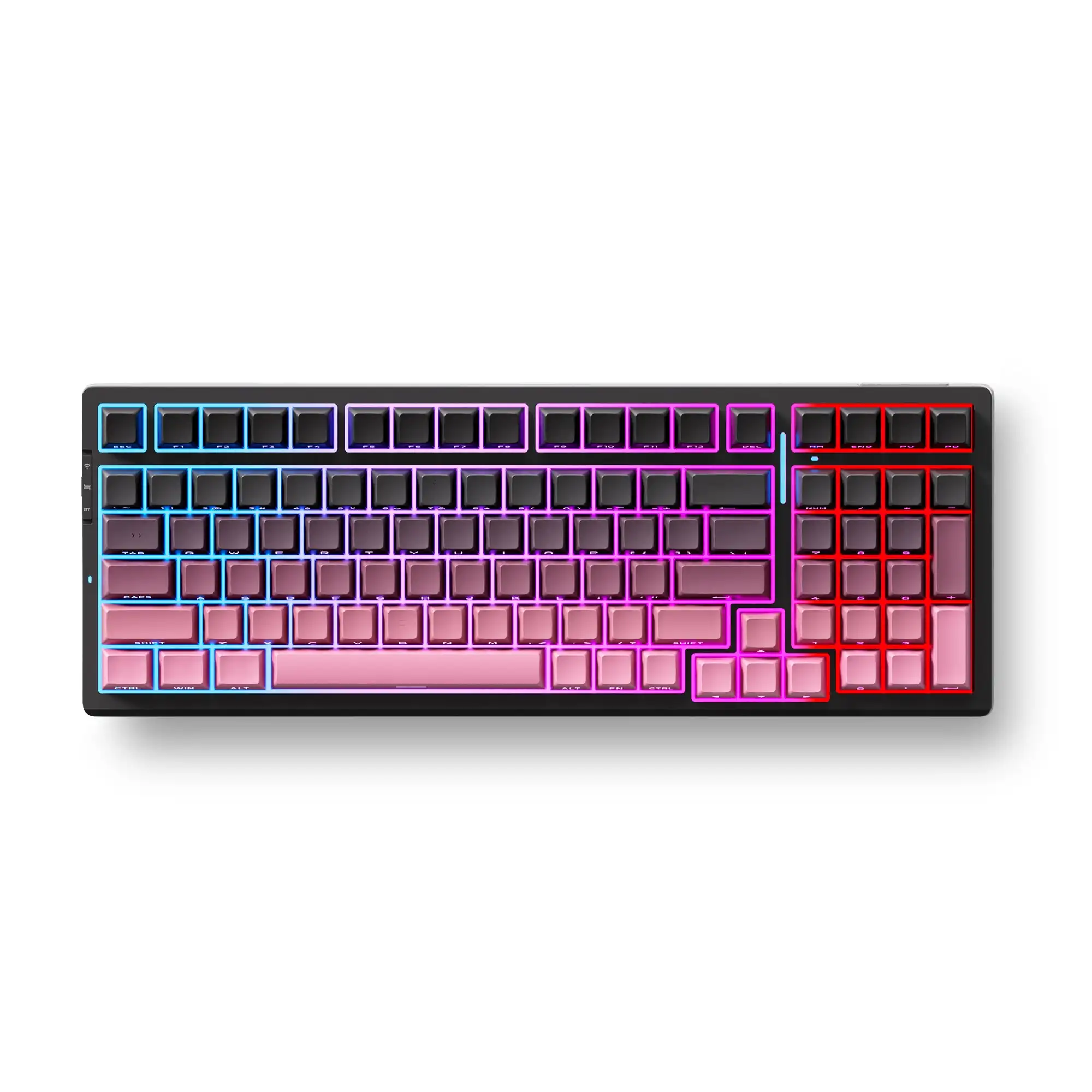 G98 Pro Wireless Tri-Mode Custom Mechanical Gaming Keyboard 98 % Layout Dichtungsstruktur PBT Keycaps Gaming Keyboard