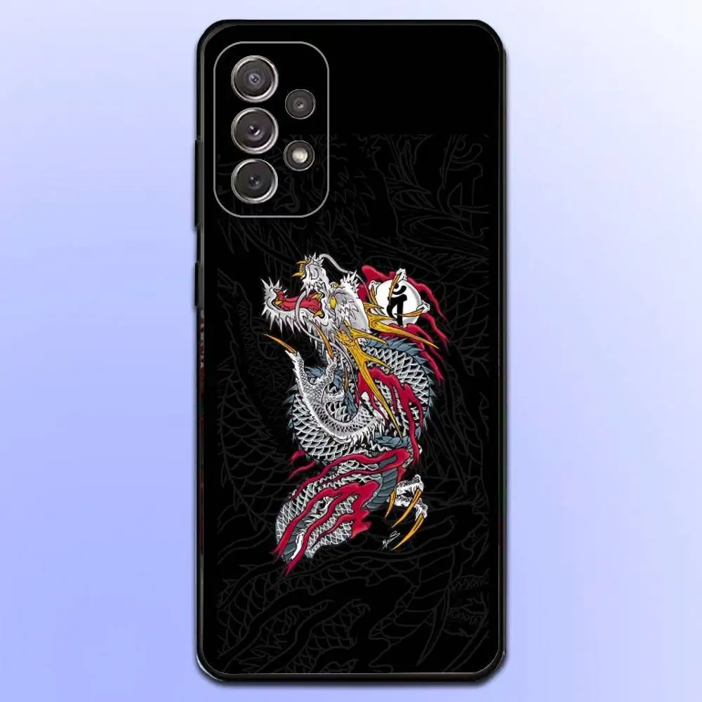Japanse Game Yakuza Kiryu Dragon Telefoon Case Voor Samsung S 25,24,23,22,30,21,10,9,Ultra,Plus,Lite,FE,4,5G Zachte Zwarte Case