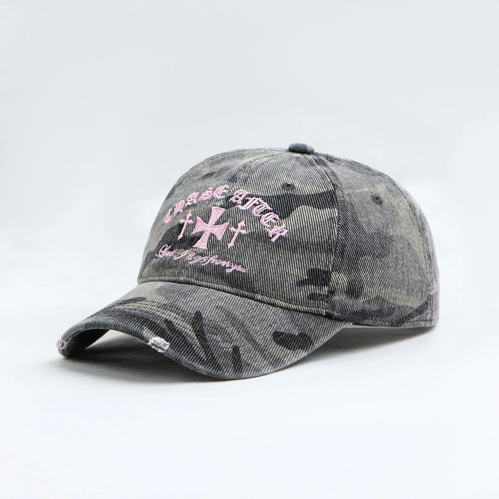 Modische und Retro-Taschentuchmuster-Baseballkappe, vielseitig für Damen und Herren, lässige Baseballkappe mit weichem Schirm – Detail 4