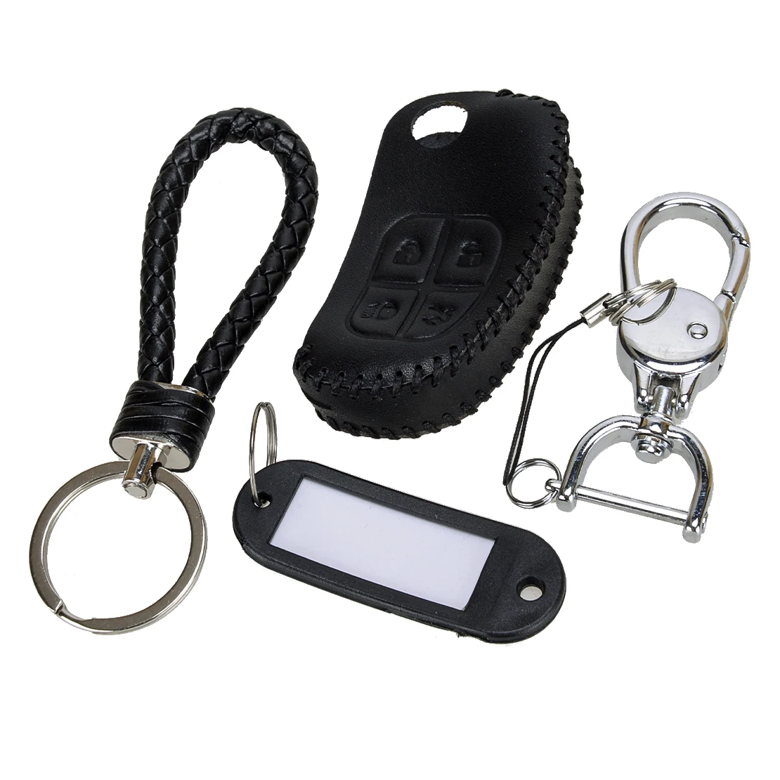 Remote Flip Car Key Fob Case Cover Fit for Jaguar X-Type S-Type XJ8 XJR 2008 2007 2006 2005 2004