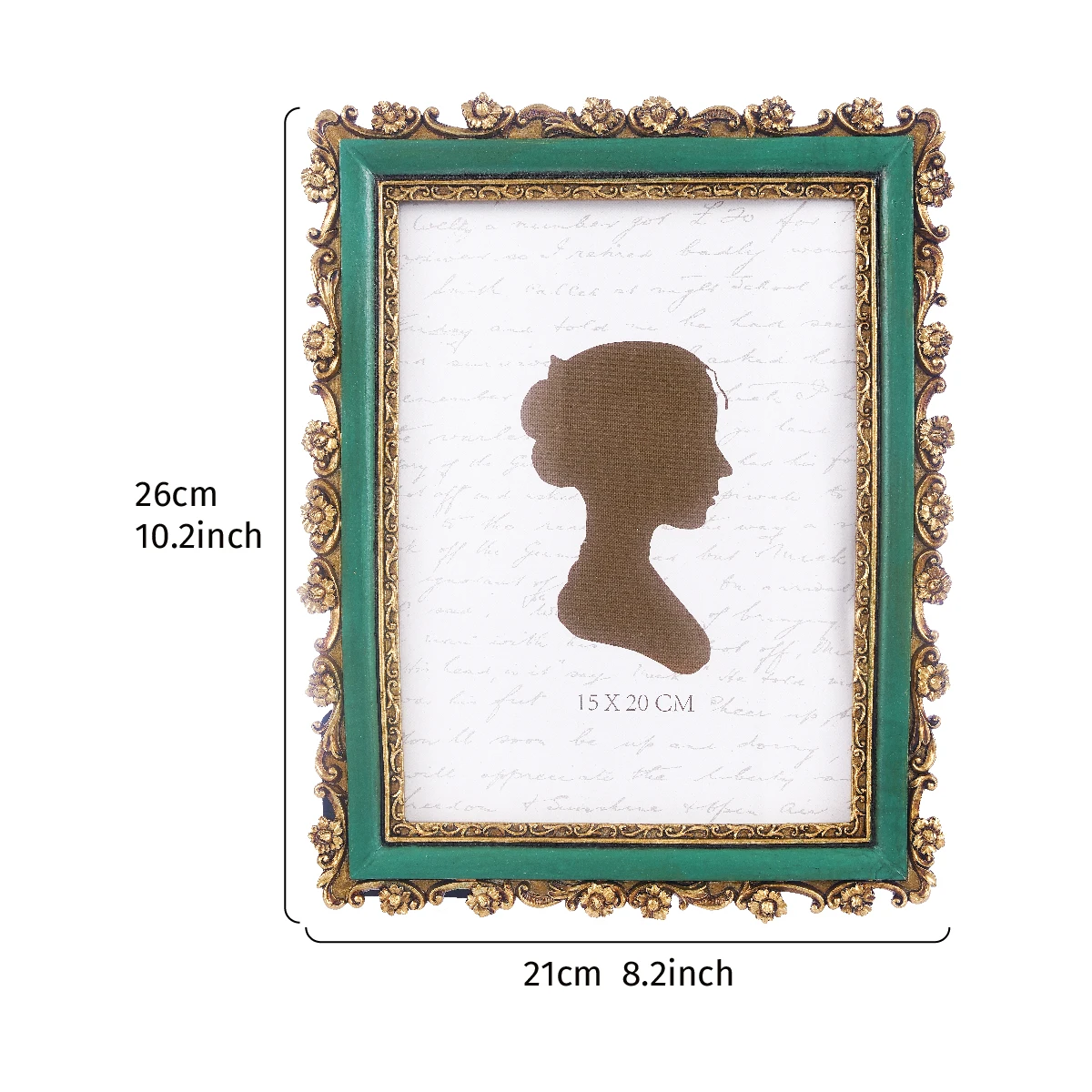 Resin Material Three-Dimensional Crabapple Pattern Photo Frame