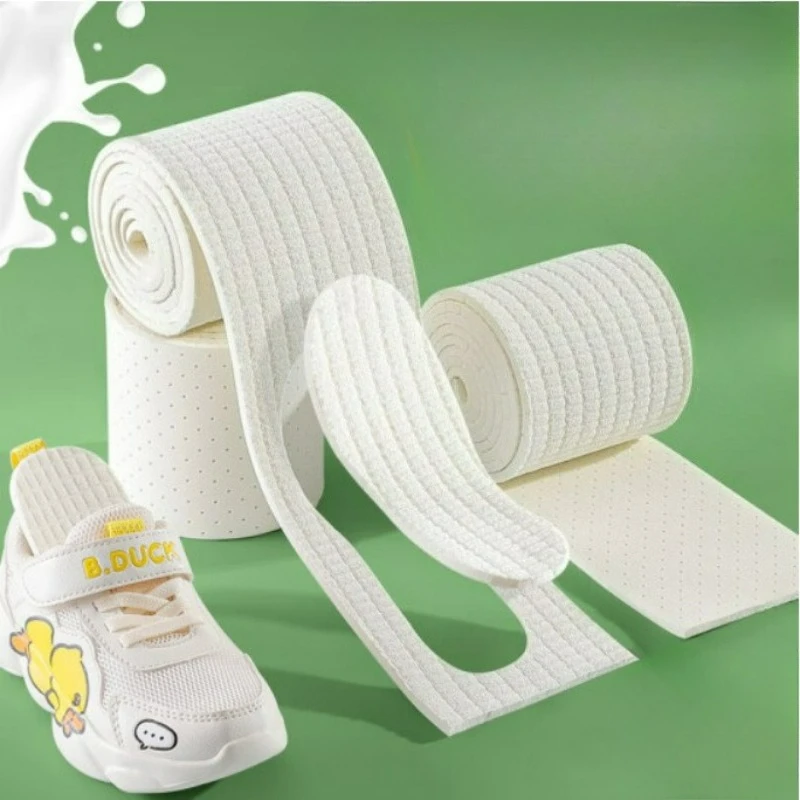 

Самовырезанные амортизирующие стельки с дышащей сеткой и перфорацией, подходят для детей и взрослых, мягкие и эластичные.