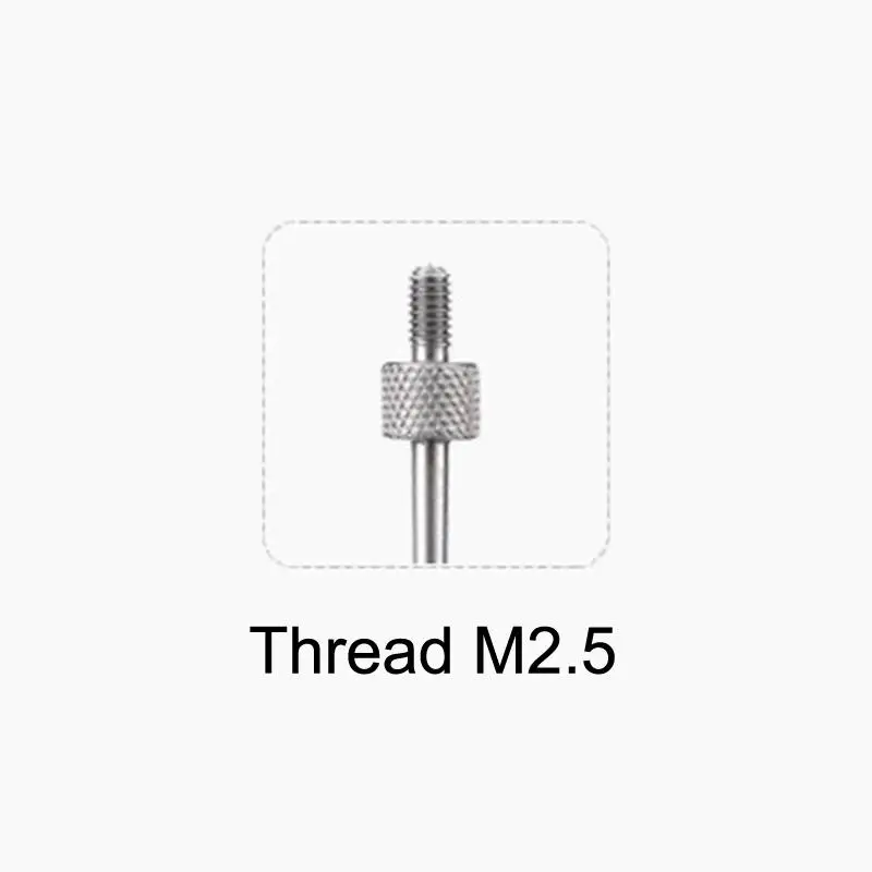 M2.5 Thread Needle Diameter HSS Dial Test Indicator Contact Point Pointed Needle Dial Indicator Tool Parts 45degree - view 4