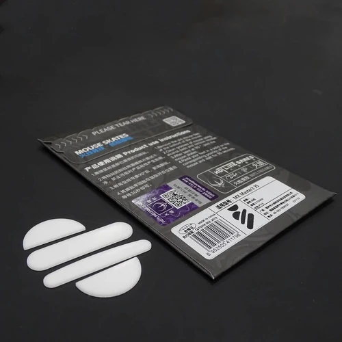 Imagen 2 del producto 1 paquete de patines de ratón de hielo originales para juegos Hotline para Logitech MX Master 1, 2, 2S, 3 y 3S, diseño de arco, ratones de PTFE, pies deslizantes de 0,75mm