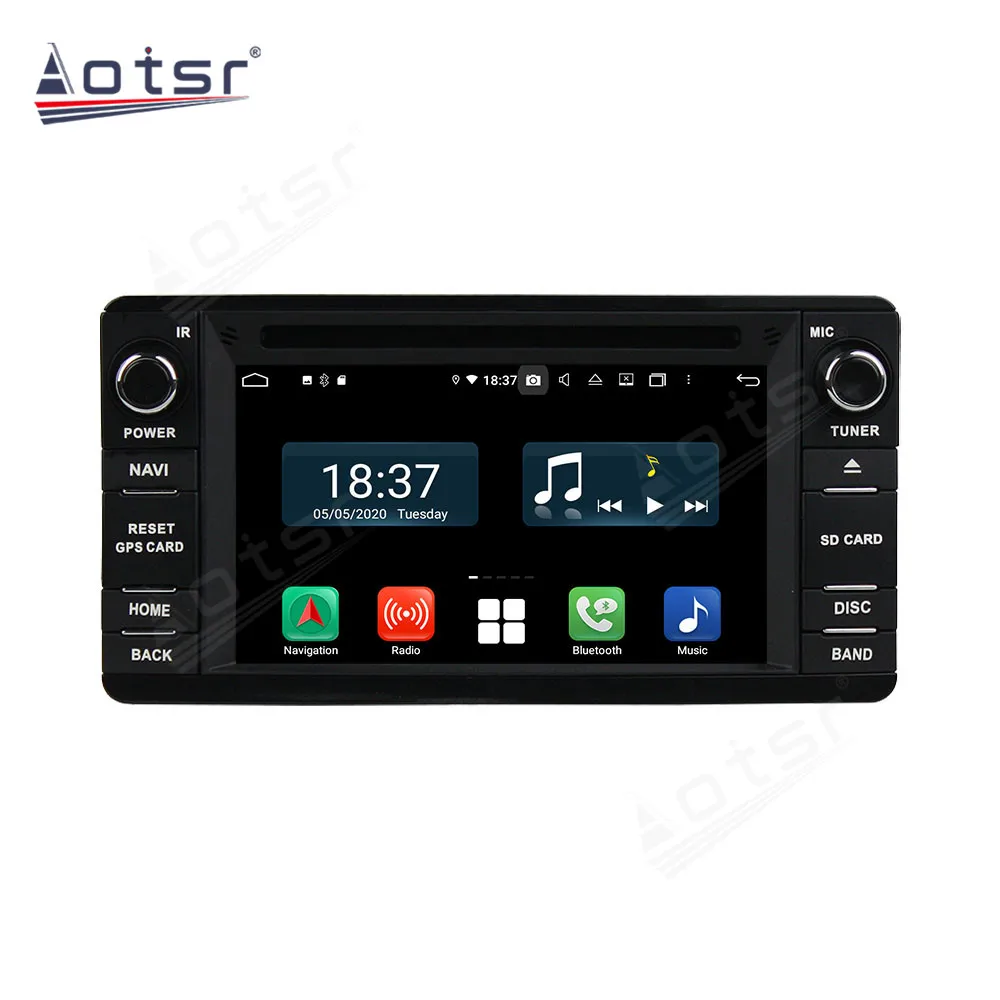 2 Din Android 12 Carplay Car Radio for Mitsubishi Outlander 2014  Multimedia Video Player QLED screen GPS 5G LTE Stereo 8 core