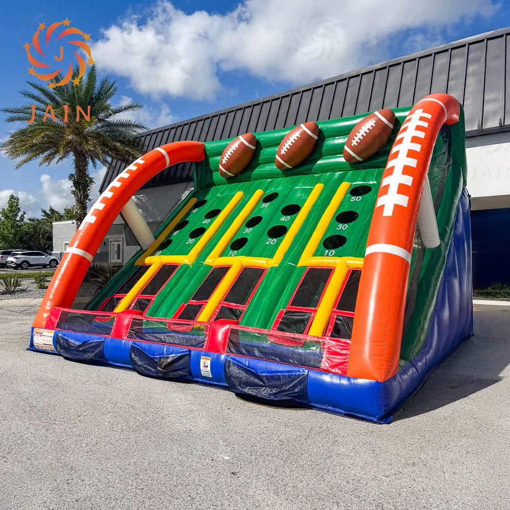 Inflatable Rugby/Soccer Throwing Game, Interactive Inflatable Game Suitable for Parties and Carnivals, Available for Rent