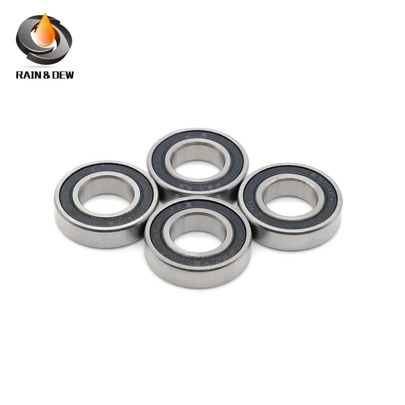 2PCS 6906-2RS Bearing ABEC-7 30x47x9 mm Thin Section 6906 2RS Ball Bearings With Black Sealed