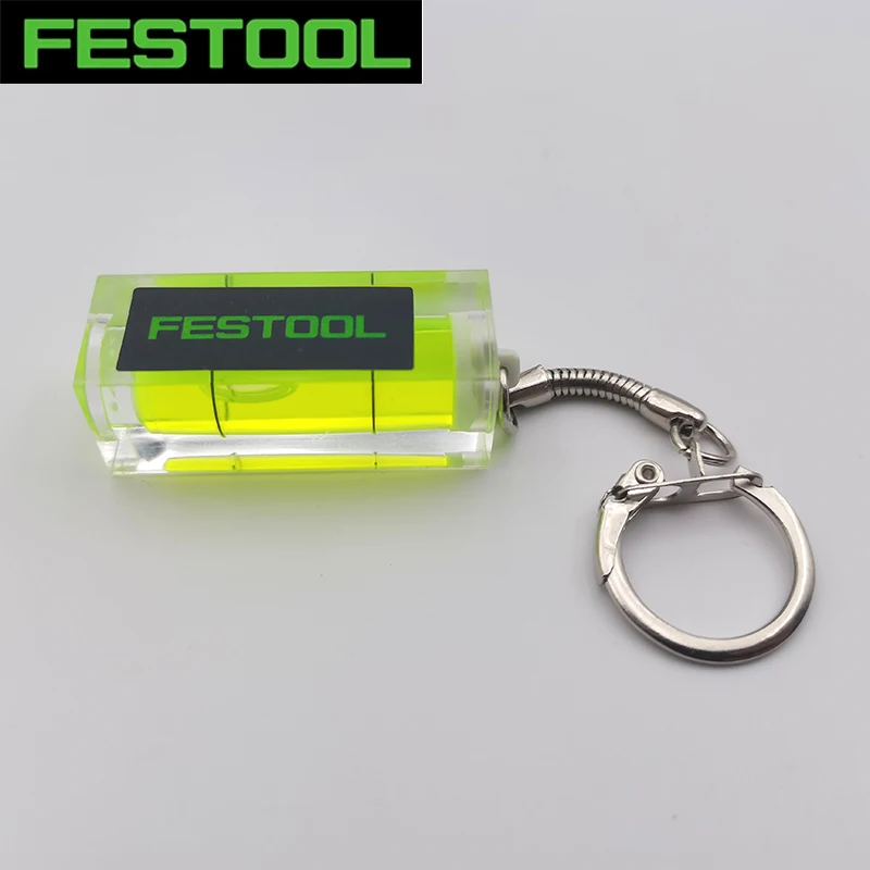 FESTOOL G00025 Level Ruler Mini Audiophile Spirit Small Compact Boutique Portable Keychain Pendant Level Tool Attachments