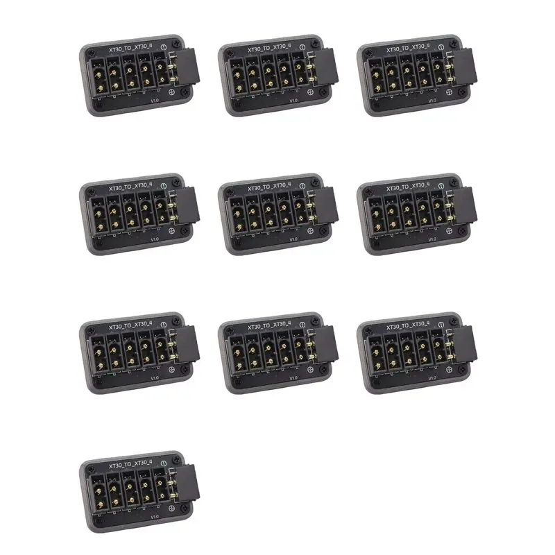 BEDW-10X 50A XT30 (2+2) Power Distribution Board Support CAN Protocol 5-Channel Output For Robot RC Car/Boat DIY Accessory