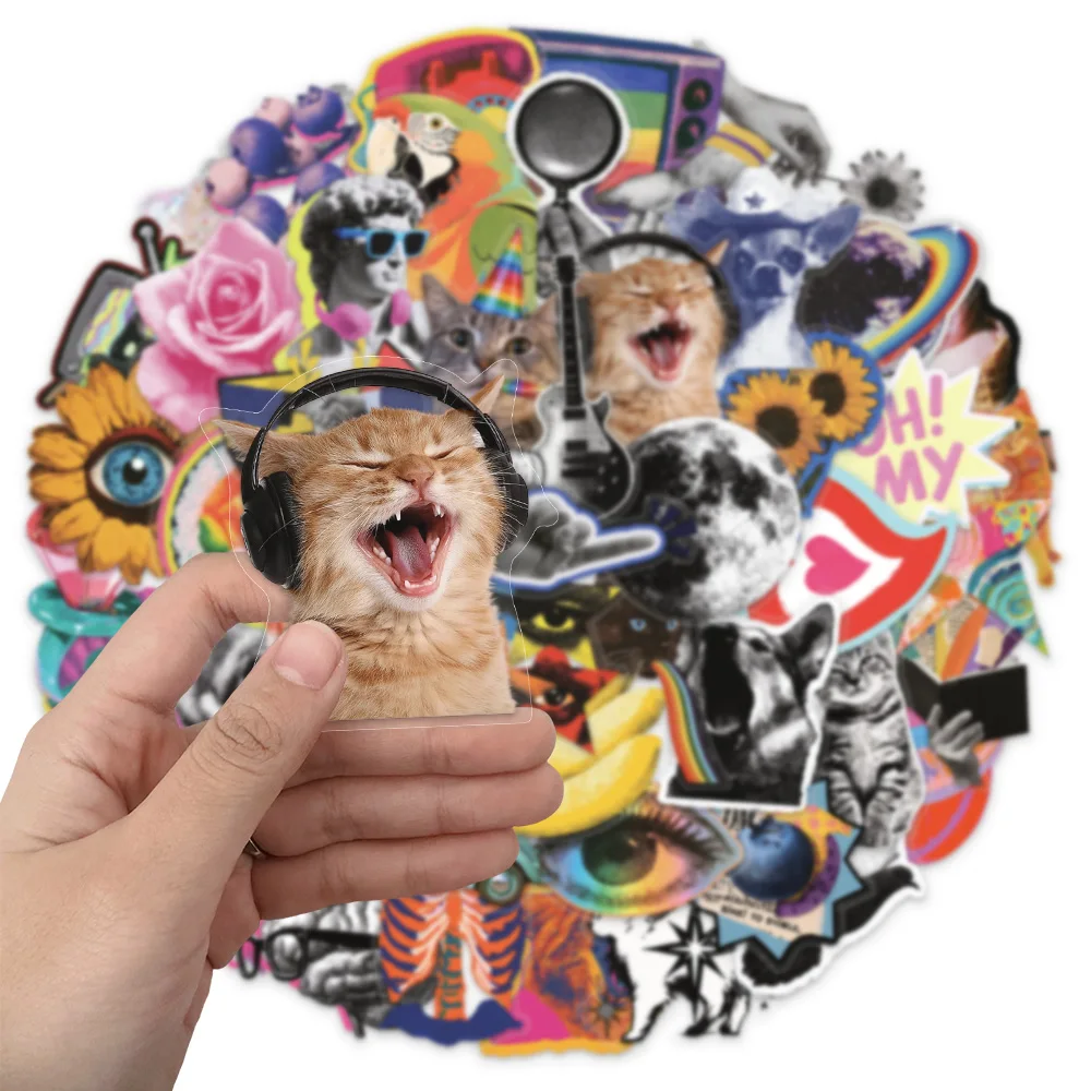 50PCS Millennium Pop Art Graffiti Stickers DIY Phone Cases, Postcards, Luggage, Laptop Speaker Stickers