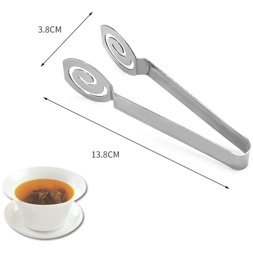 Tea Bag Squeezer, Tea Filters, Coffee Bag, Tong Clamp, Strainers, Clip or Sugar, Kitchen Bar Tools, TeaBag Holder
