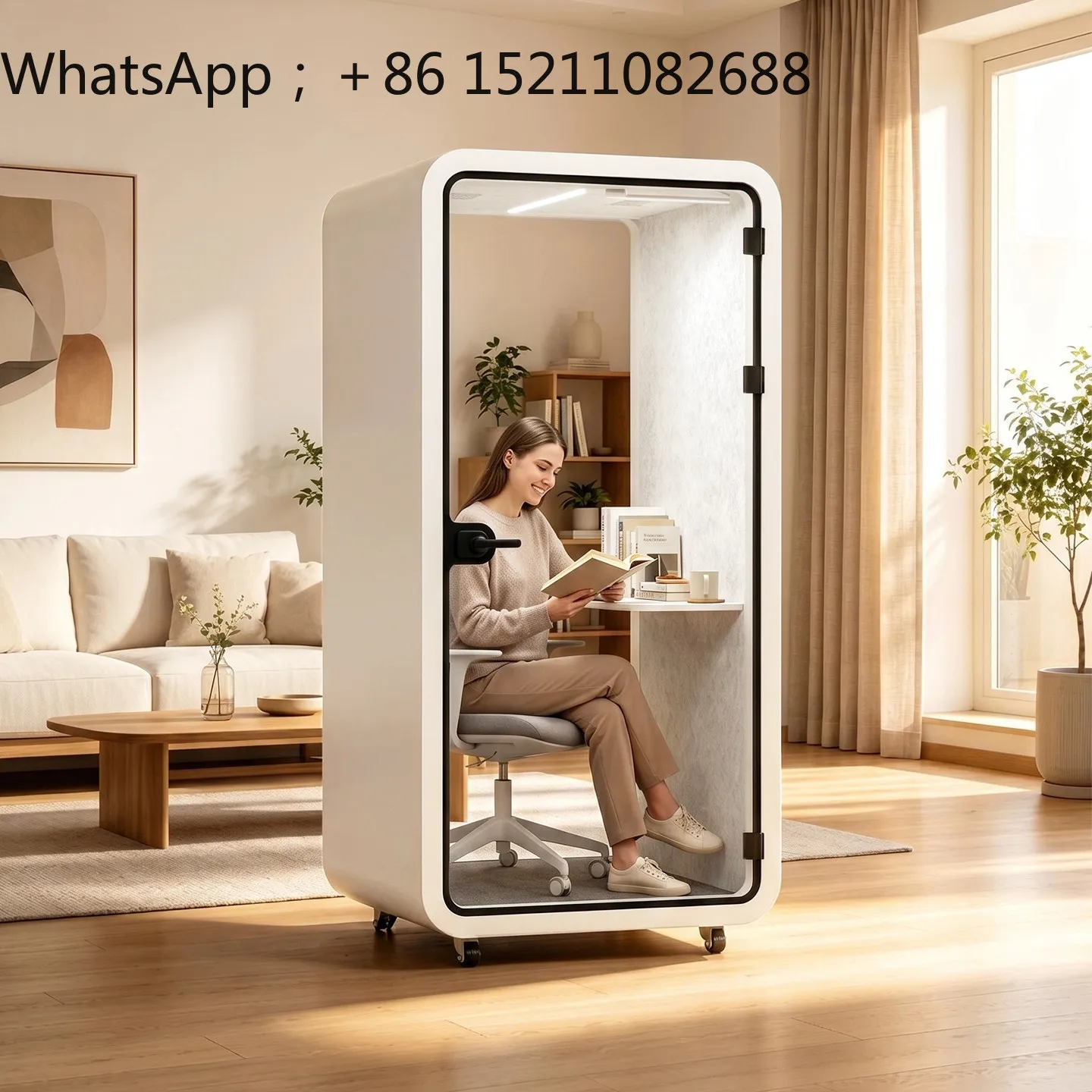 LLY office phone booth silent compartment soundproof room indoor piano recording studio household movable study room