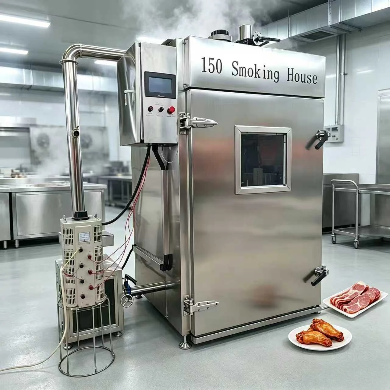 Multi Functional Electric Smoker Oven For Chicken Turkey And Sausage Hot Cold Smoking Machine Customize