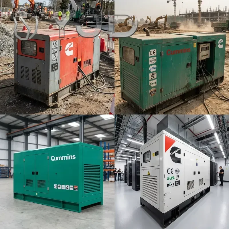 EPA Weichai Engine 12V DC Electric Start Water Cooled Industrial Silent Generator Prime Mover Stamford