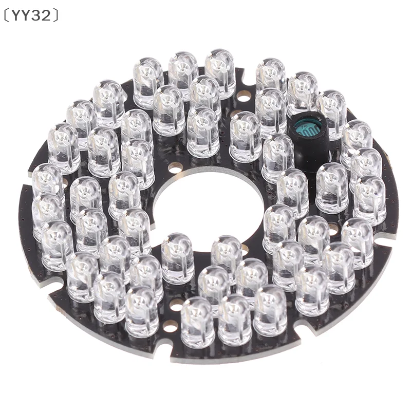 〔YY32〕48pcs-LED 850NM Illuminator IR Infrared Board Night Vision Light Lamp 50 CCTV Surveillance Camera Housing Diameter 60MM