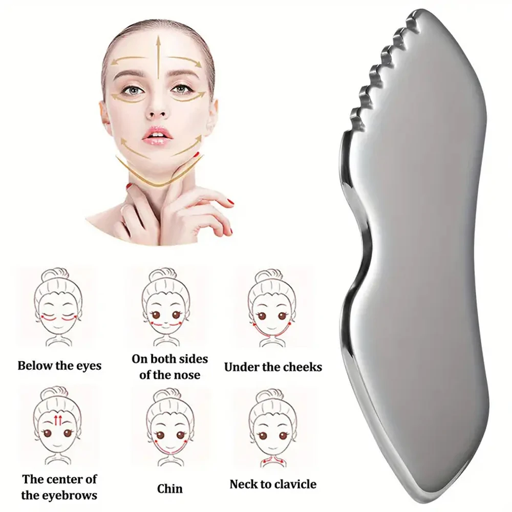 

1-10pcs Facial Deep Tissue Massage Tool Acupuncture Roller Skin Care Facial Massager Scraping Facial Massage Tool