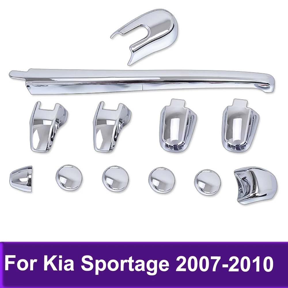 Chrome For Kia Sportage 2007 2008 2009 2010 Rear Window Wipers Cover Trims Car Tail Wiper Strip Accessories