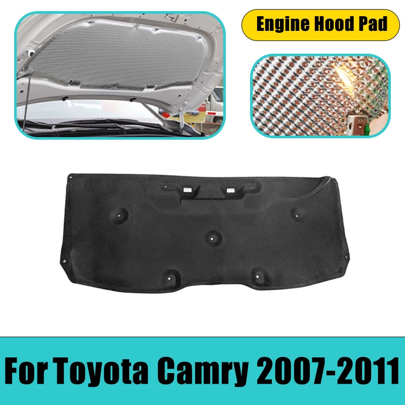 

Car Engine Hood Pad For Toyota Camry XV40 Daihatsu Altis 2007-2011 Heat Insulation Cotton Mat Fireproof Cover Sound Accessories