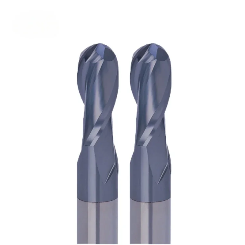 ใหม่ HRC45 องศา Ball Nose end Mill 1 มม.~ 10 มม.0.5 มม.1.5 มม.2 มม.4 มม.6 มม.8 มม.แกนเครื่องตัดเครื่องมือ Shank โลหะ CNC