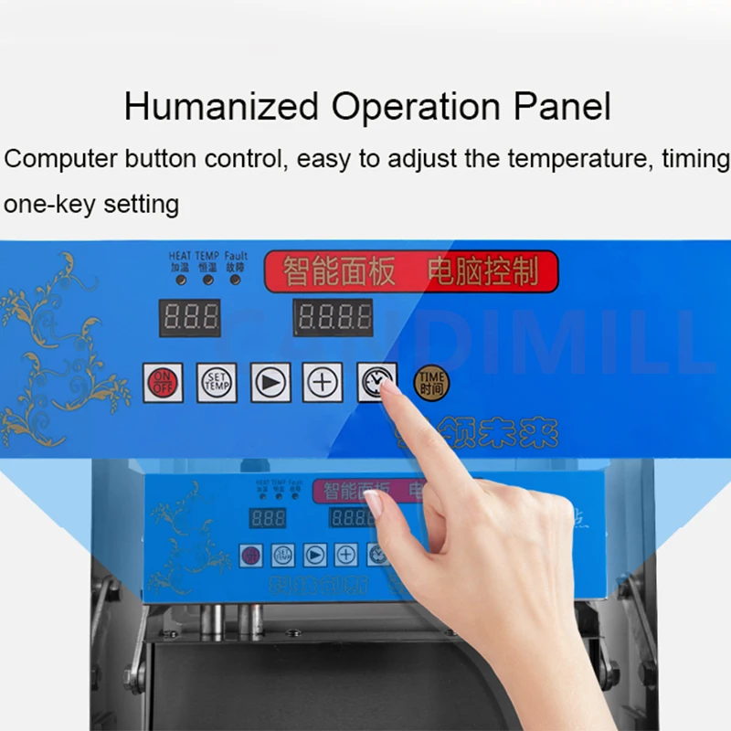 小型ハンバーガー焼き機商業電気バーガーグリル加熱機トーストパンマシンバーガーショップ機器