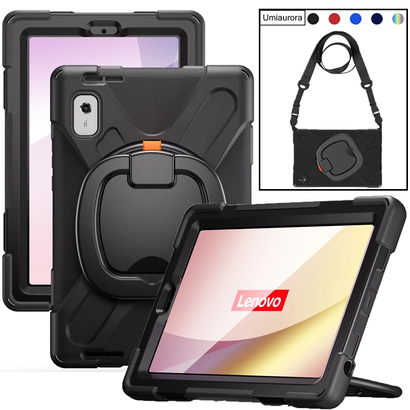 

Для Lenovo Tab M9 9,0 дюймов TB310FU TB310XU сверхпрочный прочный чехол для планшета с кольцом-подставкой, плечевой ремень, противоударный чехол Funda