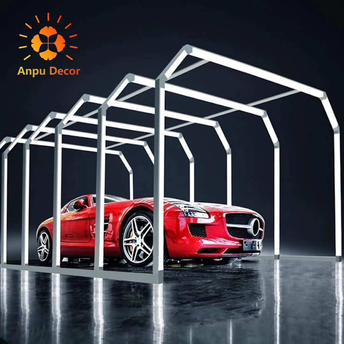 أضواء ورشة عمل السيارات Led فحص ضوء السيارة بالتفصيل ضوء نفق Led وصالة عرض السيارات SGE1009B