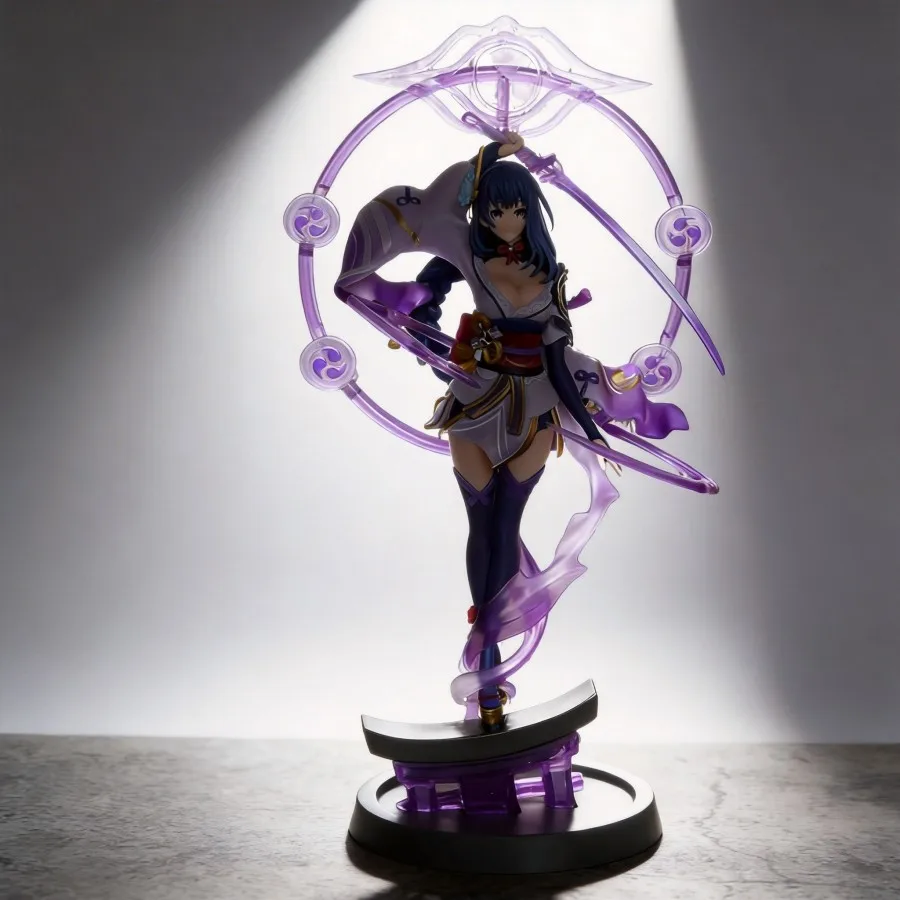 

Anime Genshin Impact Raiden Shogun Figure 28cm Collectible Model Statue Decoration Gift for Fans
