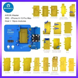 JC Aixun iHeater 220V 110V Face ID Station de préchauffage ThermoandreHeating Plate-forme pour iPhone X-15ProMax Carte mère Outil de réparation