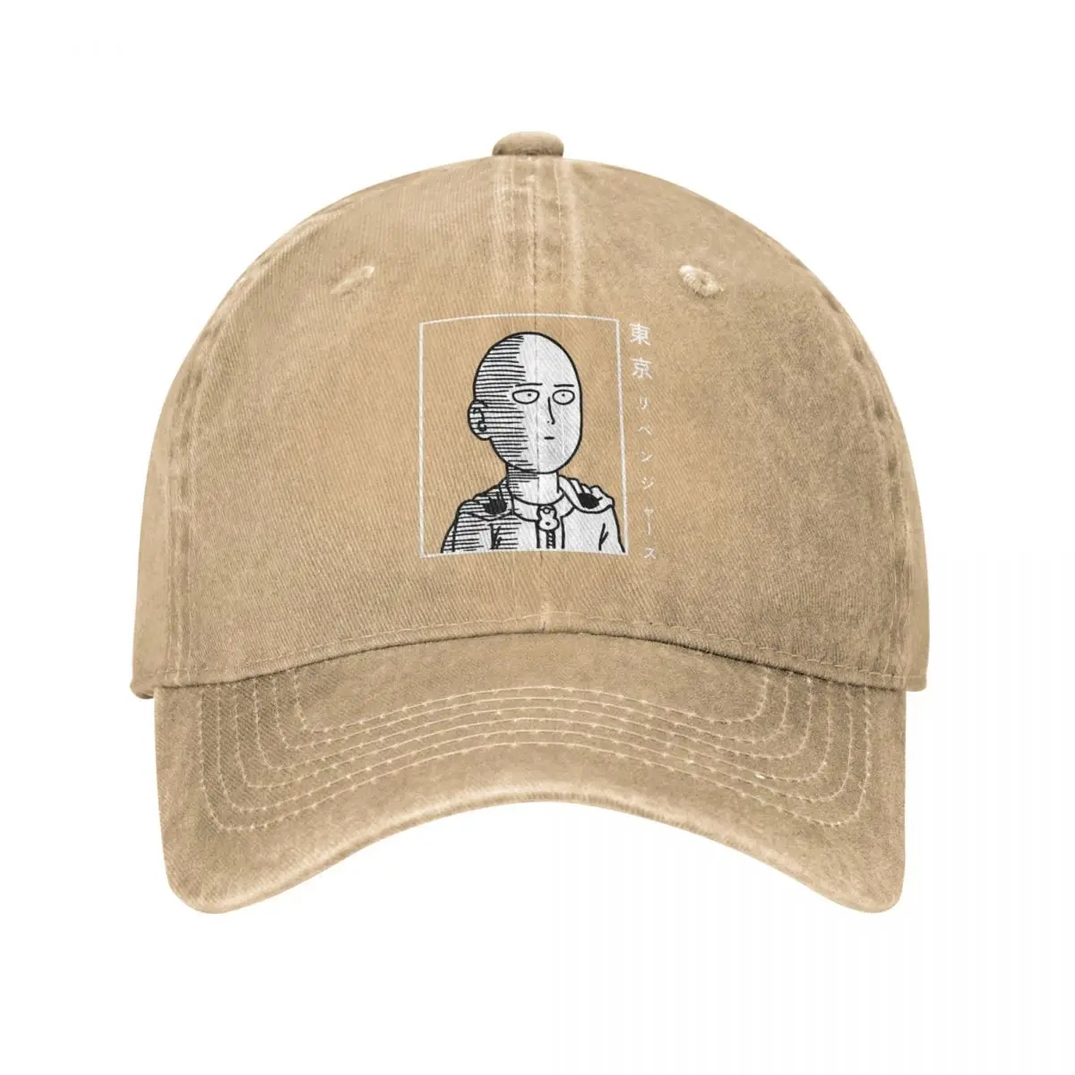 Fashion One Punch Man Baseball Caps Unisex Style Distressed Washed Sun Cap Anime Japan Cute Outdoor All Seasons Travel Caps Hat