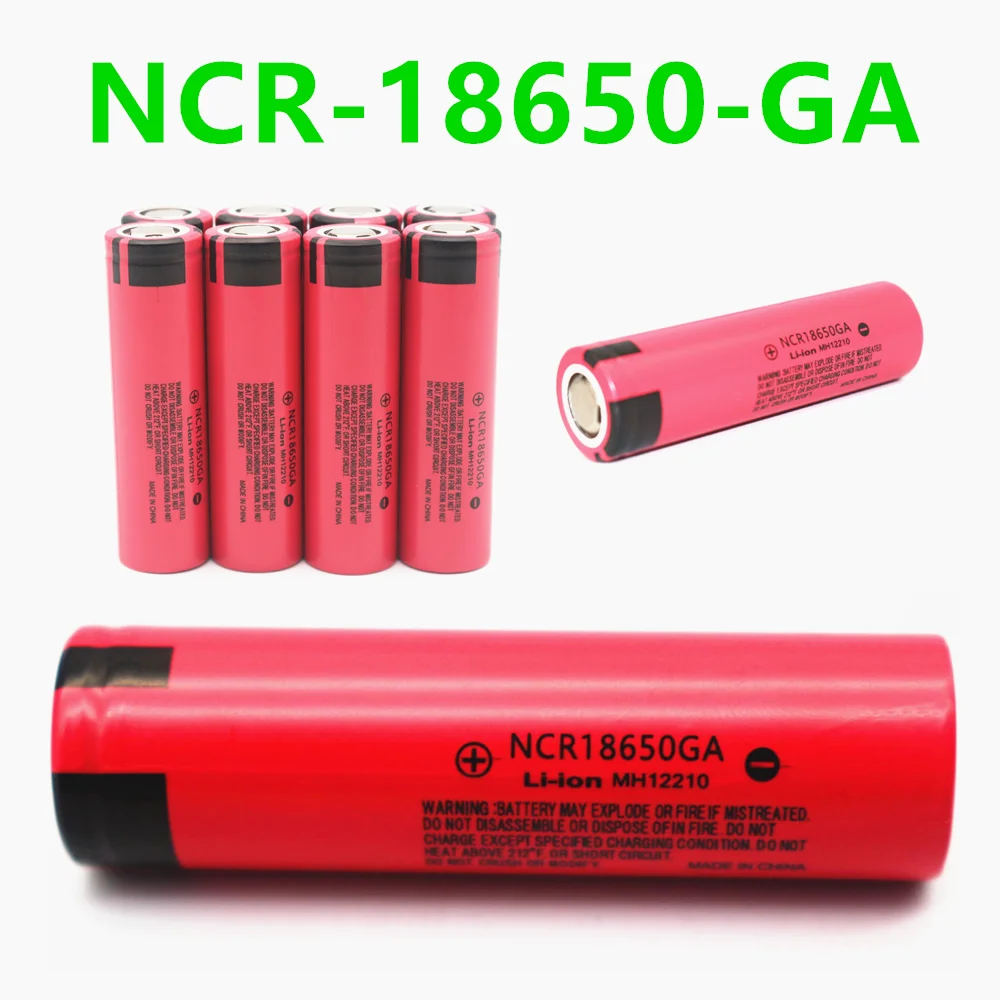 Original NCR 18650GA High Discharge 3.7V 3500mAh 18650 Rechargeable Battery Suitable for All Kinds of Electronic Products