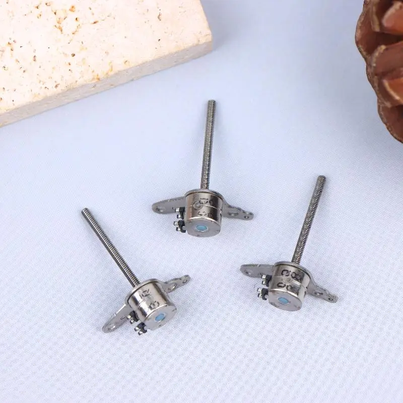 Stepper Motor 6mm Dia 2/5/10Pcs Long Pole 2 Phase 4 Wire Adjustable Camera Lens Motor Electronics DIY Tool