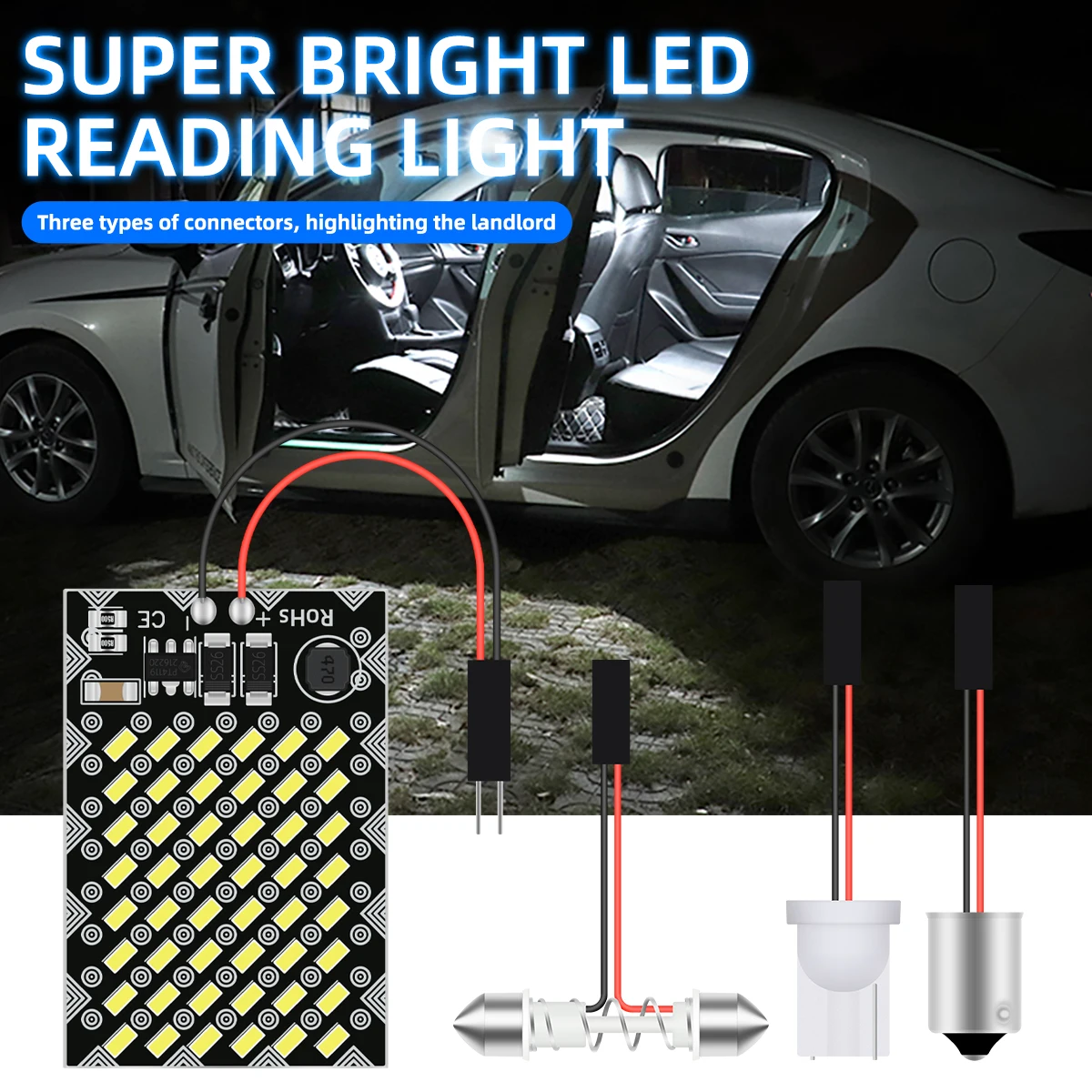 4Sets 12V 25SMD 48S…