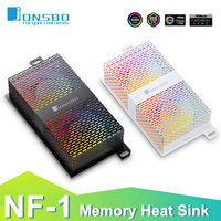 Jonsbo NF-1 Memory Heat Sink ARGB Dual 5020 Fans RAM Cooling Synchronous Lighting Effect PC Memory Active Cooler Radiator