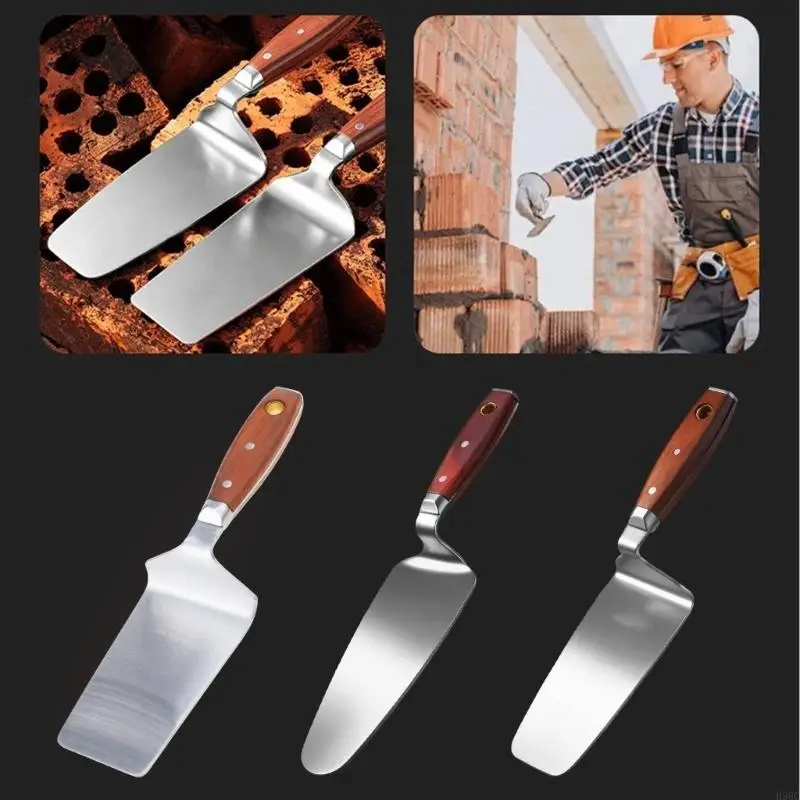 H58C Heavy Duty Stainless Steel Brick Trowel Perfect For Construction And Renovations