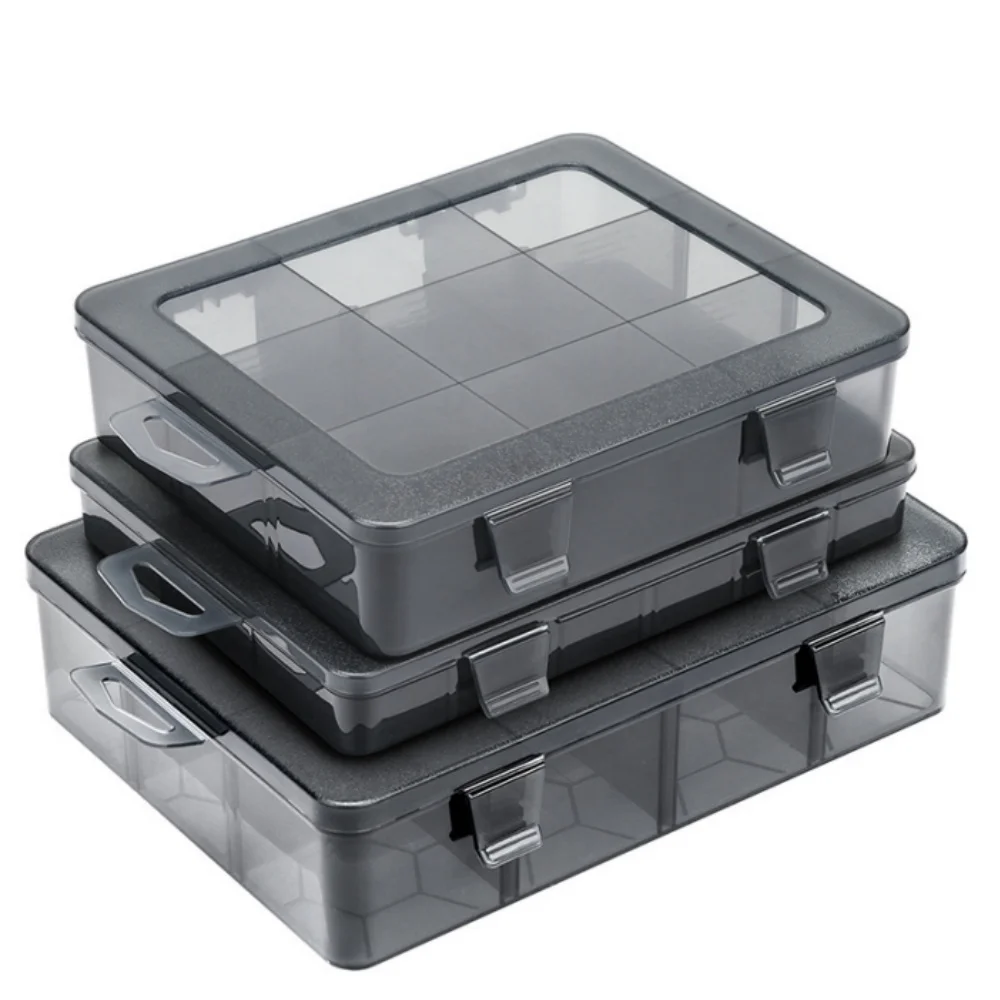 9-24 Grids Adjustable Organizer Storage Container Compartment Plastic Storage Box Component Screw Holder Case Display Container