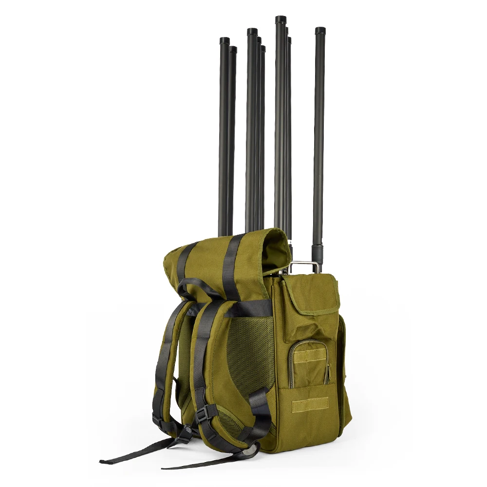 8 Channel 400W 433 700 800 900 1G 1.5G 2.4G 5.8G Backpack Customisable Frequency