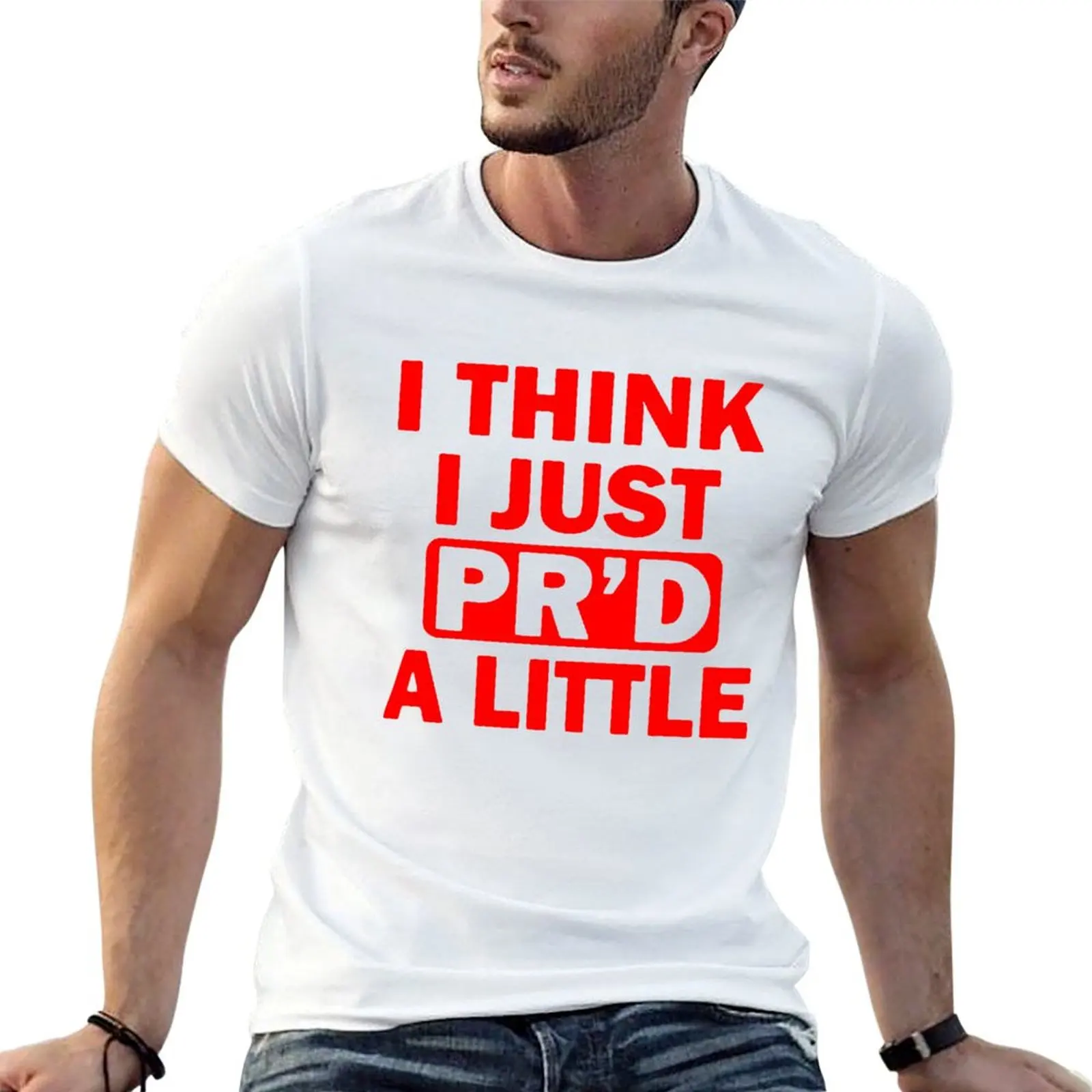 

shirts Just cotton Think man I t A t I casual shirt T-Shirt Little PR'D 100%
